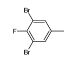 1,3-Dibromo-2-fluoro-5-methylbenzene Structure