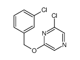 2-Chloro-6-[(3-chlorobenzyl)oxy]pyrazine Structure