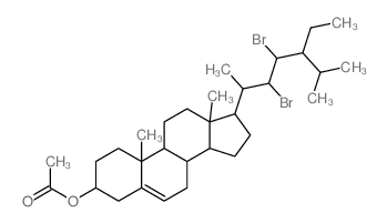 [17-(3,4-dibromo-5-ethyl-6-methyl-heptan-2-yl)-10,13-dimethyl-2,3,4,7,8,9,11,12,14,15,16,17-dodecahydro-1H-cyclopenta[a]phenanthren-3-yl] acetate picture