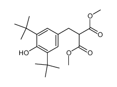 3,5-di-t-butyl-4-hydroxybenzylmalonic acid,dimethyl ester Structure