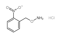 O-[(2-nitrophenyl)methyl]hydroxylamine,hydrochloride Structure