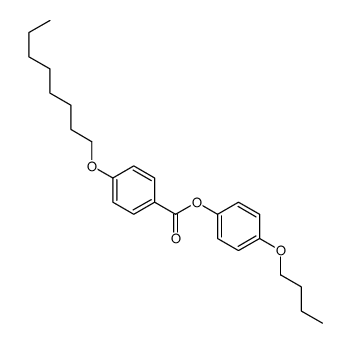 (4-butoxyphenyl) 4-octoxybenzoate Structure
