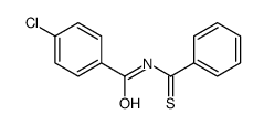 N-(benzenecarbonothioyl)-4-chlorobenzamide Structure
