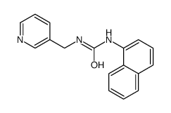 1-naphthalen-1-yl-3-(pyridin-3-ylmethyl)urea Structure