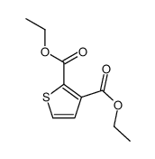 Diethyl 2,3-thiophenedicarboxylate Structure