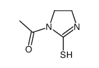 1-乙酰基-2-咪唑烷硫酮结构式