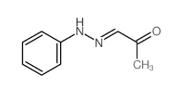 (1E)-1-(phenylhydrazinylidene)propan-2-one Structure