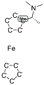 (R)-(+)-N,N-二甲基-1-二茂铁乙胺结构式