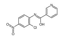 N-(2-chloro-4-nitrophenyl)pyridine-3-carboxamide结构式