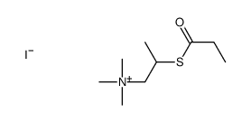丙酰基-β-甲基-硫代胆碱碘化物结构式