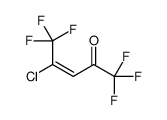 4-Chloro-1,1,1,5,5,5-hexafluoro-3-penten-2-one结构式