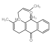 1,4-Naphthalenedione,2-(3,7-dimethyl-2,6-octadien-1-yl)-3-hydroxy- Structure