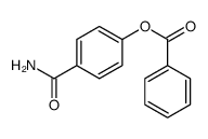 (4-carbamoylphenyl) benzoate Structure