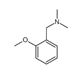 BENZENEMETHANAMINE, 2-METHOXY-N,N-DIMETHYL- Structure