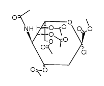 methyl acetochloroneuraminate Structure