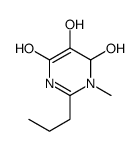3-methyl-2-propyl-4H-pyrimidine-4,5,6-triol Structure