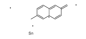 trimethyl-[(6-methylnaphthalen-2-yl)methyl]stannane结构式