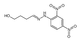 4-hydroxybutan-1-al 2,4-dinitrophenylhydrazon Structure