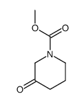 1-Piperidine carboxylic acid-3-oxo-Methyl ester structure