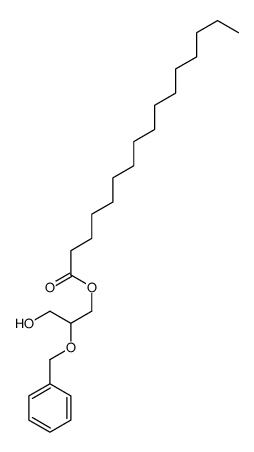 (3-hydroxy-2-phenylmethoxypropyl) hexadecanoate Structure