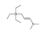 N,N-dimethyl-3-triethylsilylprop-1-en-1-amine结构式