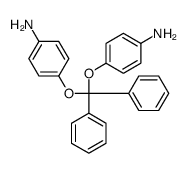 4-[(4-aminophenoxy)-diphenylmethoxy]aniline Structure