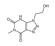 3-(2-hydroxy-ethyl)-6-methyl-3,4-dihydro-[1,2,3]triazolo[4,5-d]pyrimidine-5,7-dione Structure