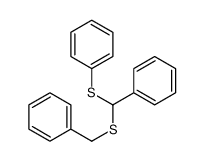 [benzylsulfanyl(phenyl)methyl]sulfanylbenzene Structure