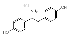 4-[1-amino-2-(4-hydroxyphenyl)ethyl]phenol结构式