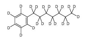 正庚基苯-D20结构式