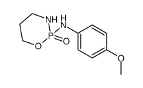 (4-methoxy-phenyl)-(2-oxo-2λ5-[1,3,2]oxazaphosphinan-2-yl)-amine Structure