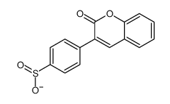 4-(2-oxochromen-3-yl)benzenesulfinate结构式