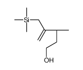(3S)-3-methyl-4-(trimethylsilylmethyl)pent-4-en-1-ol结构式