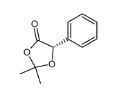 (S)-(+)-2,2-dimethyl-5-phenyl-1,3-dioxolan-4-one结构式