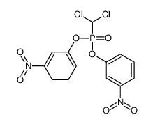 1-[dichloromethyl-(3-nitrophenoxy)phosphoryl]oxy-3-nitrobenzene Structure