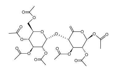 Maltose-5-en-heptaacetat Structure