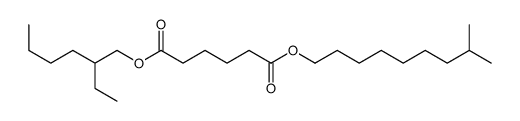 6-O-(2-ethylhexyl) 1-O-(8-methylnonyl) hexanedioate Structure