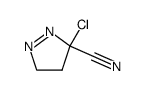 3-chloro-4,5-dihydro-3H-pyrazole-3-carbonitrile结构式