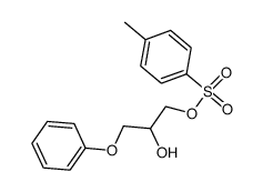 2-hydroxy-3-phenoxypropyl p-toluenesulphonate Structure