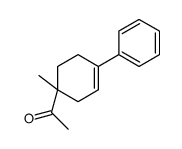 1-(1-methyl-4-phenylcyclohex-3-en-1-yl)ethanone Structure