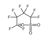 1,1,2,2,3,3,4,4-octafluorobutane-1-sulphonic acid Structure