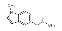 N-甲基-n-[(1-甲基-1H-吲哚-5-基)甲基]胺结构式