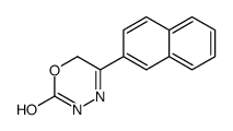 5-naphthalen-2-yl-3,6-dihydro-1,3,4-oxadiazin-2-one结构式