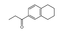 1-(5,6,7,8-tetrahydronaphthalen-2-yl)propan-1-one结构式