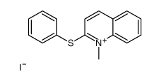 1-methyl-2-phenylsulfanylquinolin-1-ium,iodide结构式