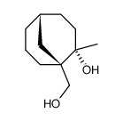 1-(Hydroxymethyl)-2-methylbicyclo[3.3.1]nonan-2-endo-ol结构式