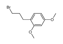 1-bromo-3-(2,4-dimethoxyphenyl)propane结构式