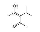 3-isopropyl-pentane-2,4-dione (E)-enol tautomer结构式
