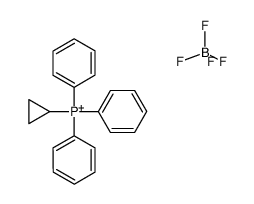 Cyclopropyltriphenylphosphonium-tetrafluoroborat结构式