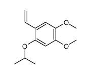 1-ethenyl-4,5-dimethoxy-2-propan-2-yloxybenzene结构式
